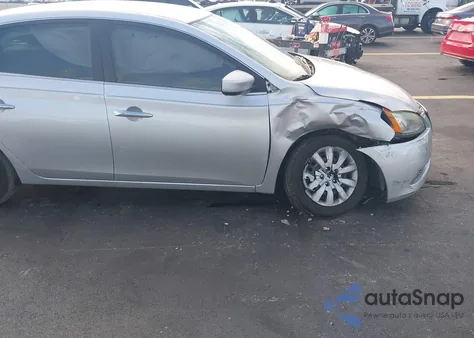 2015 Nissan Sentra Fe+ S/S/Sl/Sr/Sv from USA, damaged, VIN 3N1AB7AP2FL666424
